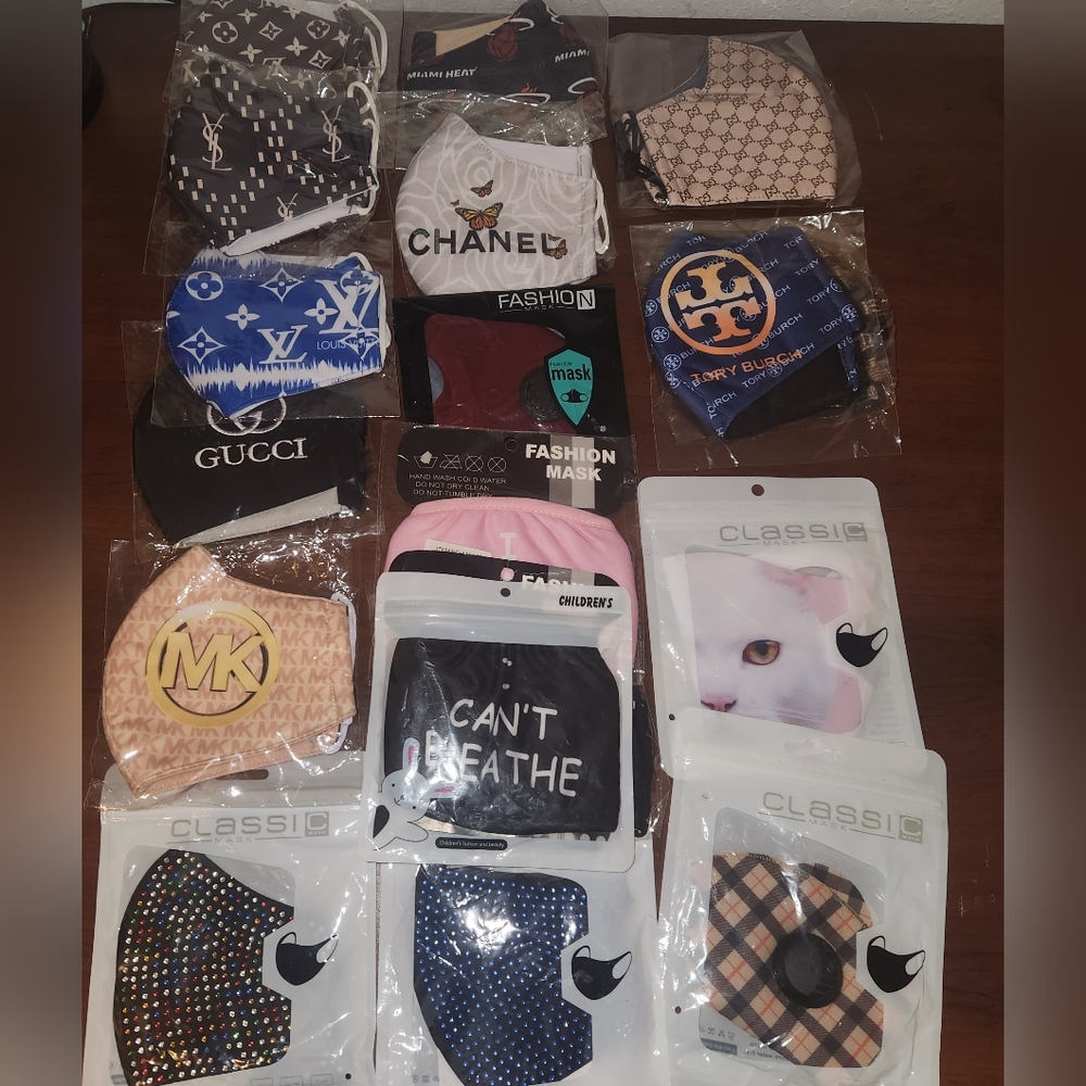 Bundle Of 16 Adult Size Face Masks